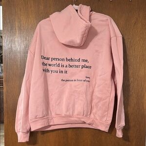 Coral "You are Enough" Hoodie
